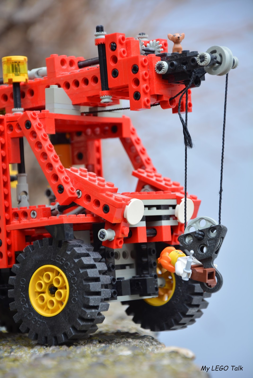 Legendary 8854 LEGO Power Crane - about Dr. Jey mission :-) My Lego