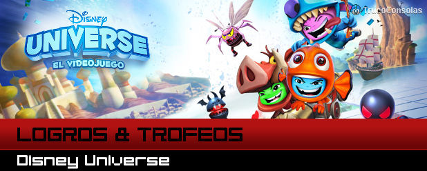 Logros Trofeos Disney Universe PS3 XBox 360