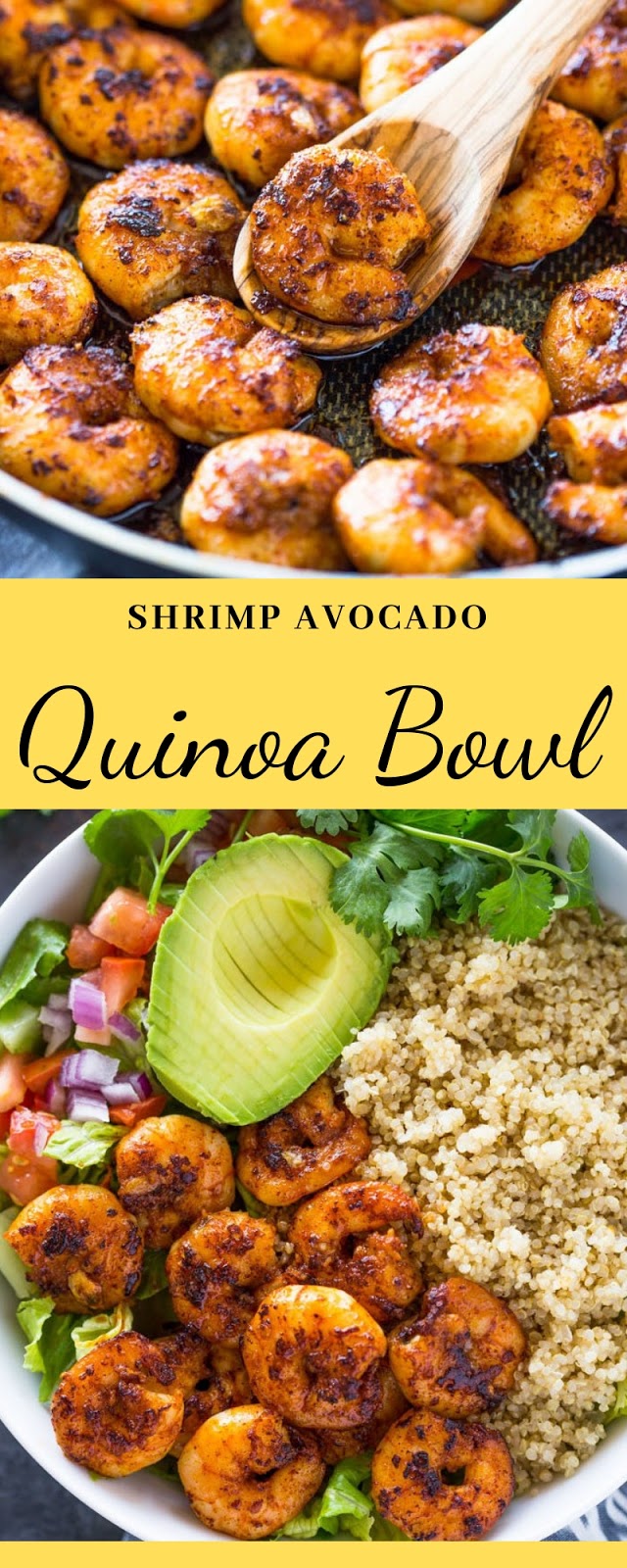 Shrimp Avocado Quinoa Bowls Shrimp Avocado Quinoa Bowls