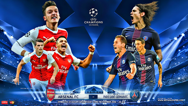 Arsenal x PSG (23/09/2016) - Prognóstico, Horário e TV Champions League 2016