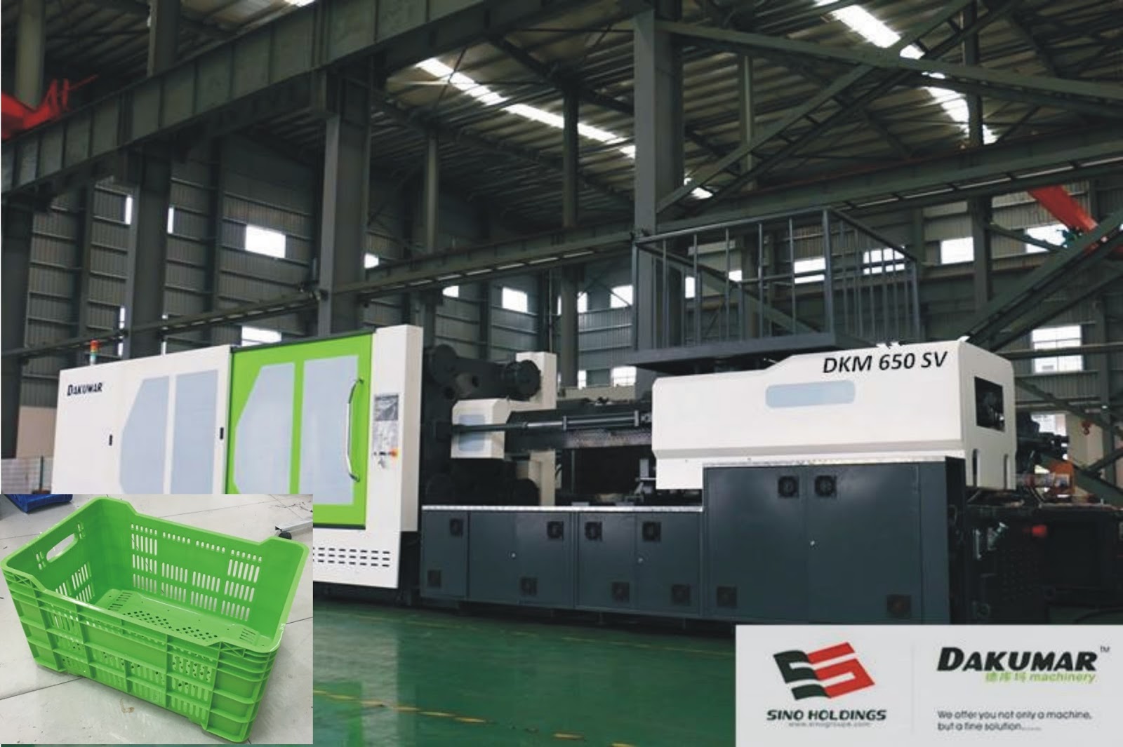 SINO MOULD & DKM: Agriculture crate molding machine manufacturer