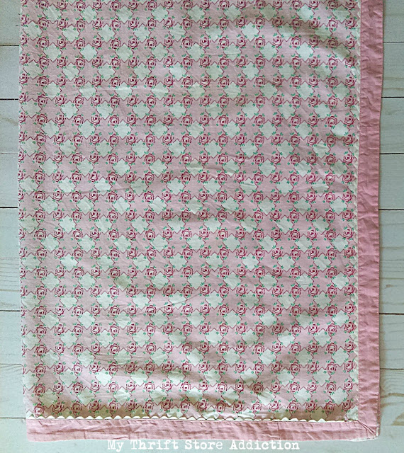vintage rose patterned table cloth