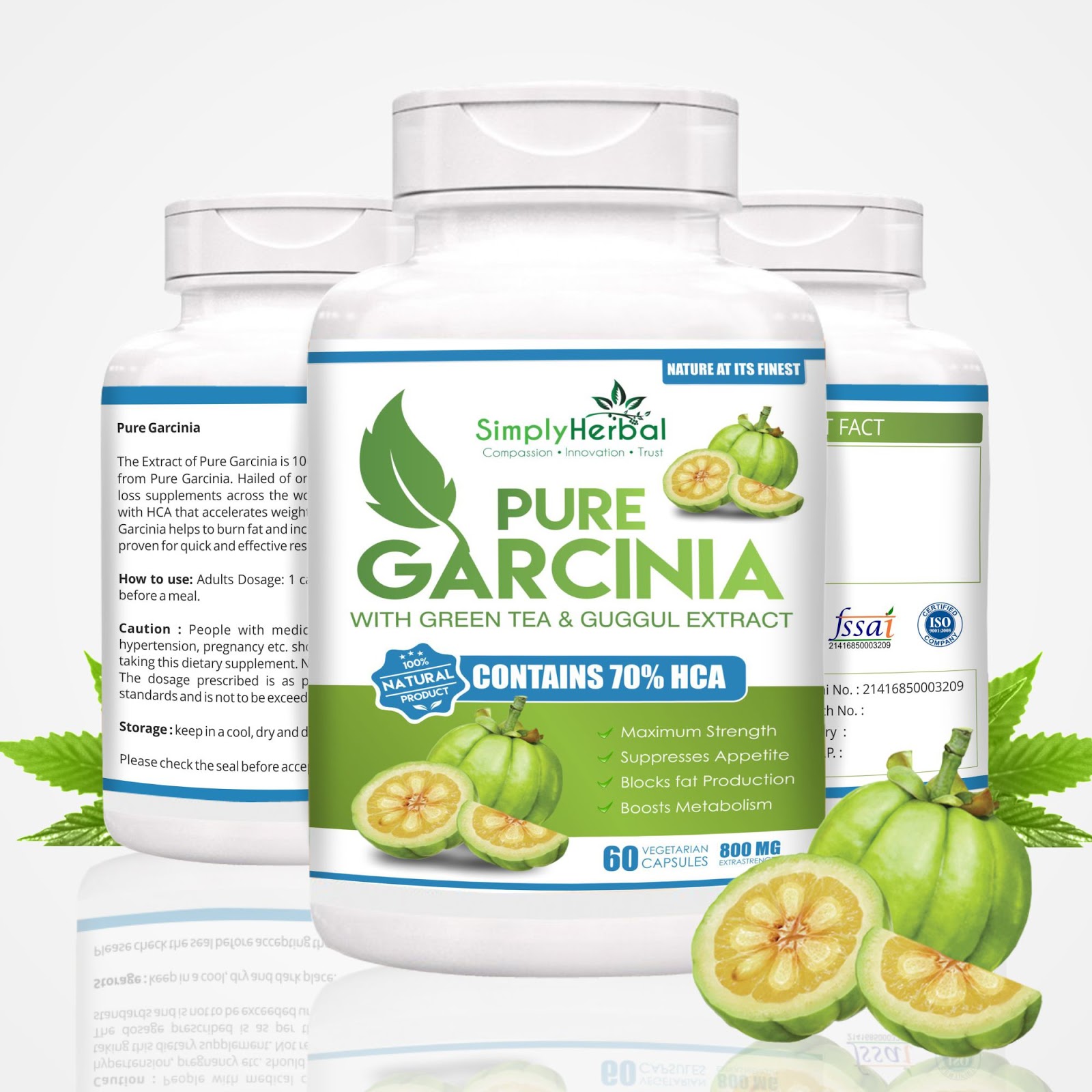 Simply Herbal Pure Garcinia Safe Weight Loss Supplements