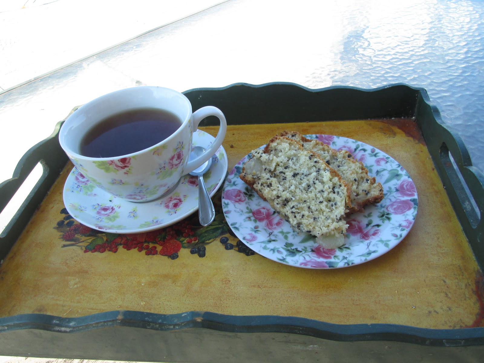 Canela kitchen (gloria) Black sesamepears Tea cake