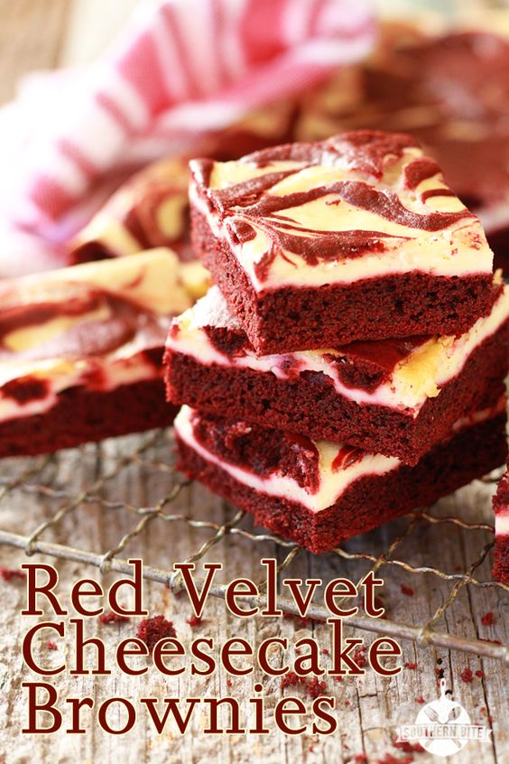 Red Velvet Cheesecake Brownies healthy dinner recipe