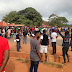 Auchi Poly Students Protest The Killing Of Fresh Graduate By Vigilante Group - Photos