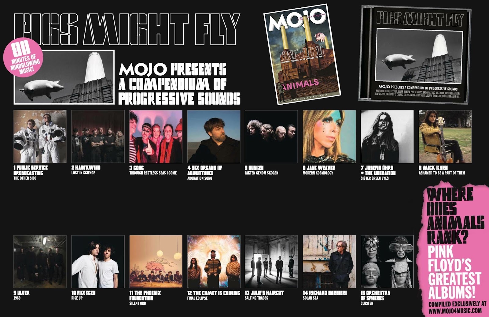 Pink Floyd Ilustrado marzo 2017