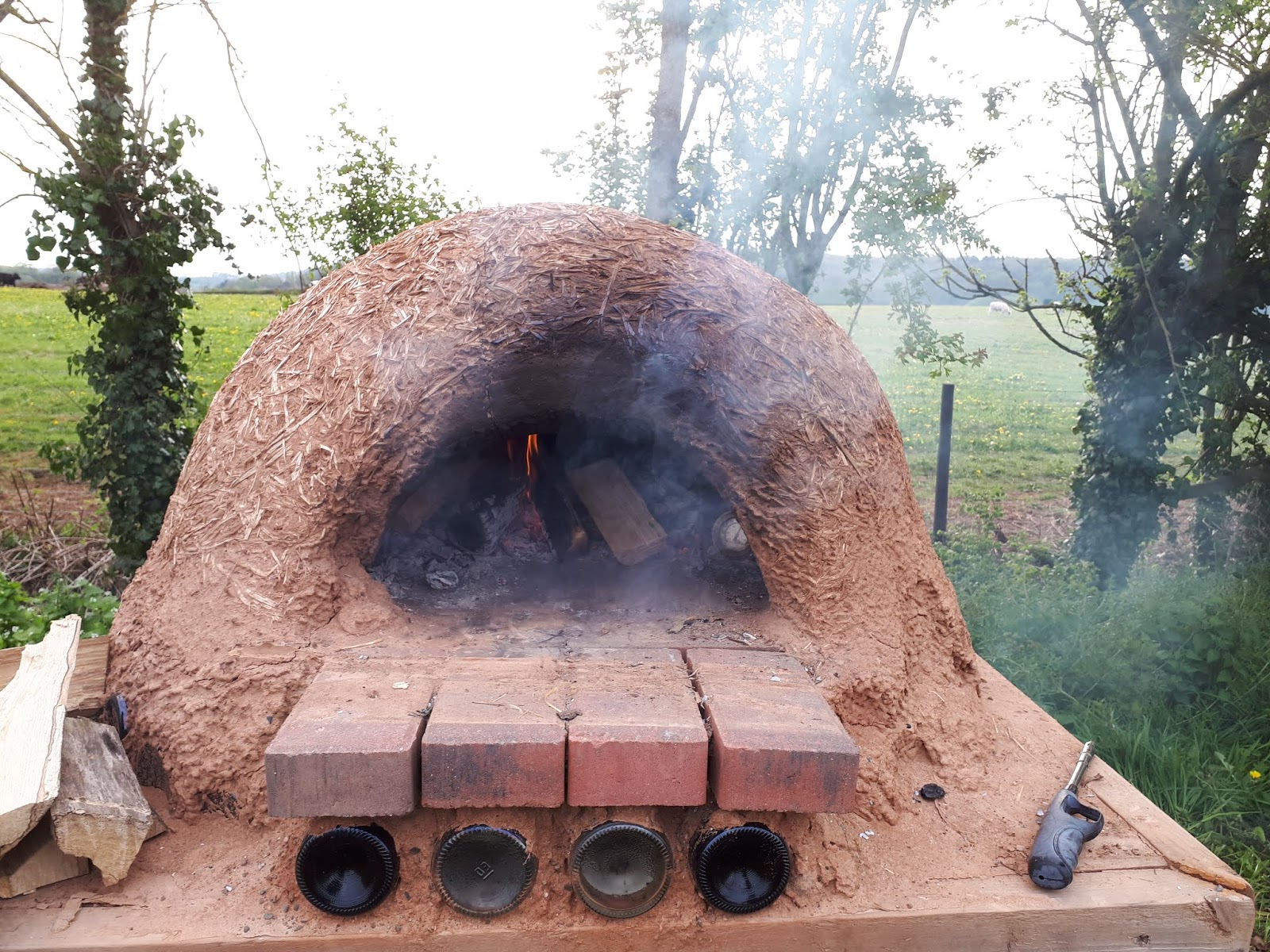 An English Homestead Cob Oven