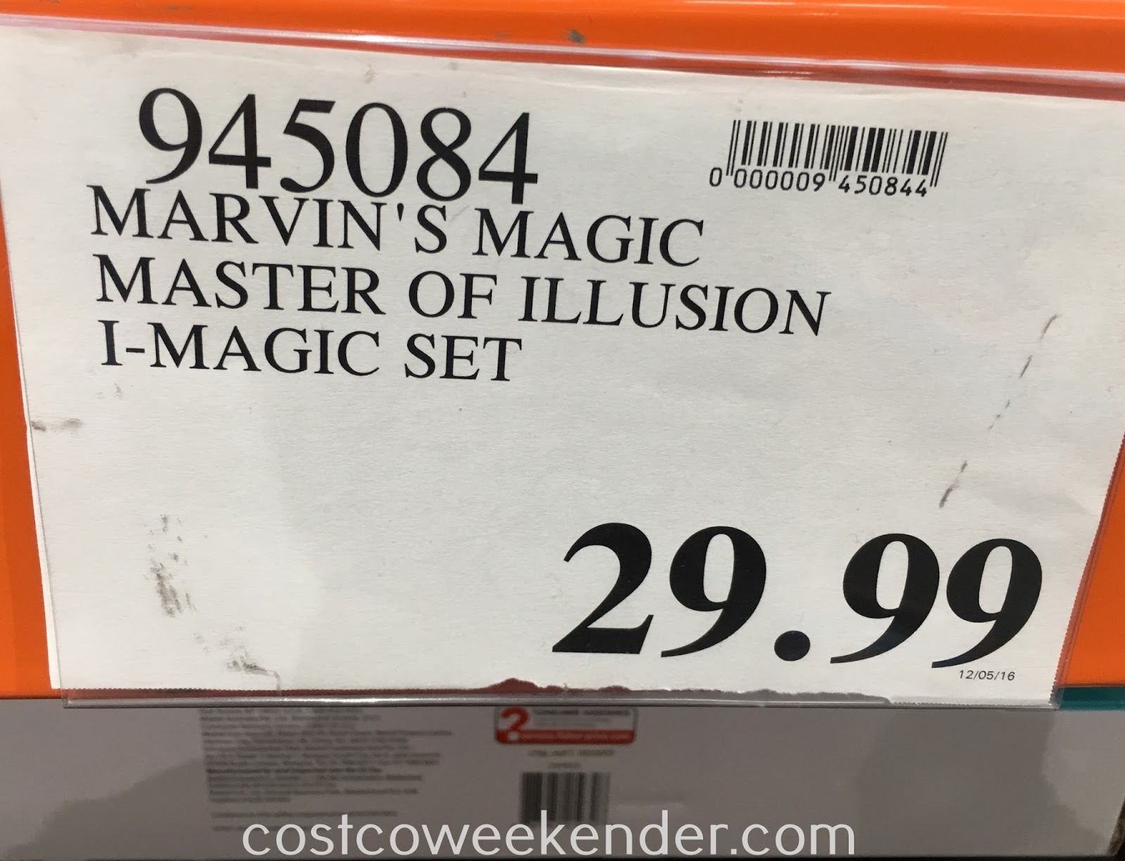 Marvin's Magic Master of Illusion iMagic Set Costco Weekender