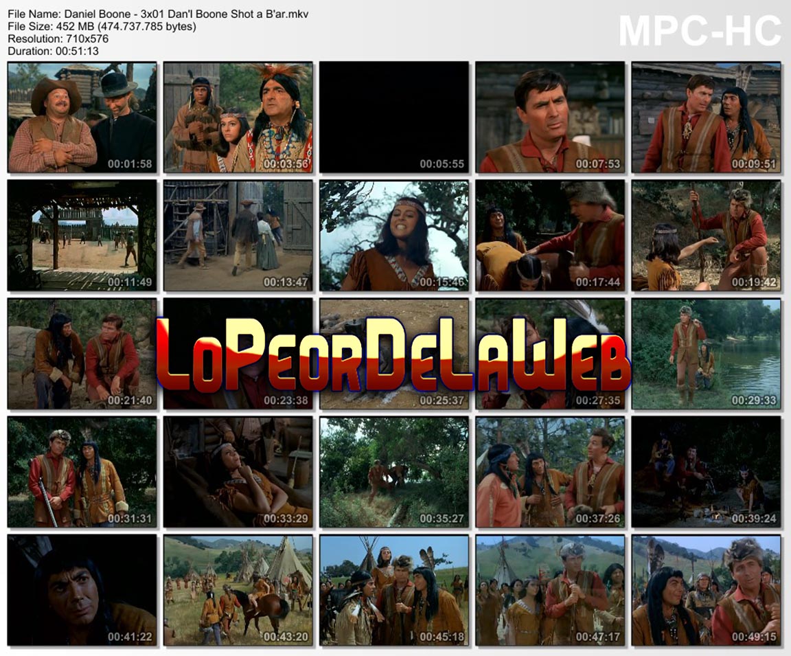 Daniel Boone - Temporada 3 - Episodios 1 y 2 (Latino)