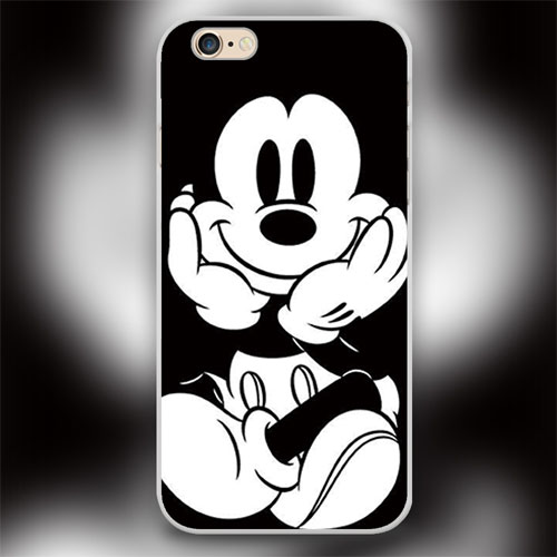 Casing Foto Hp Custom Case Gambar Mickey Mouse Hitam Putih