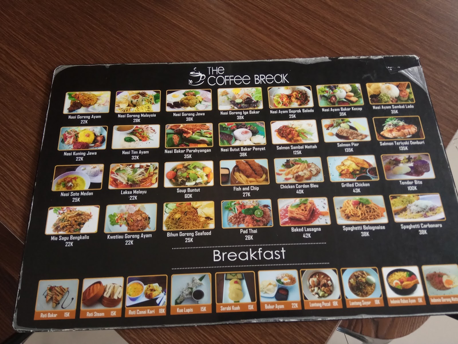 THE COFFEE BREAK PESAN MENU APA AJA GRATIS MINUM Cafe Pekanbaru