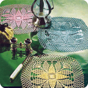 Trio de tapetes a Crochet Trio de tapetes a Crochet