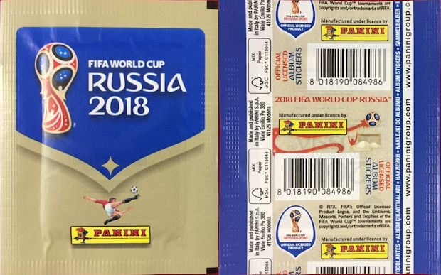 PANINI FIFA WORLD CUP RUSSIA 2018 PACKET MEXICO VERSION VERTICAL