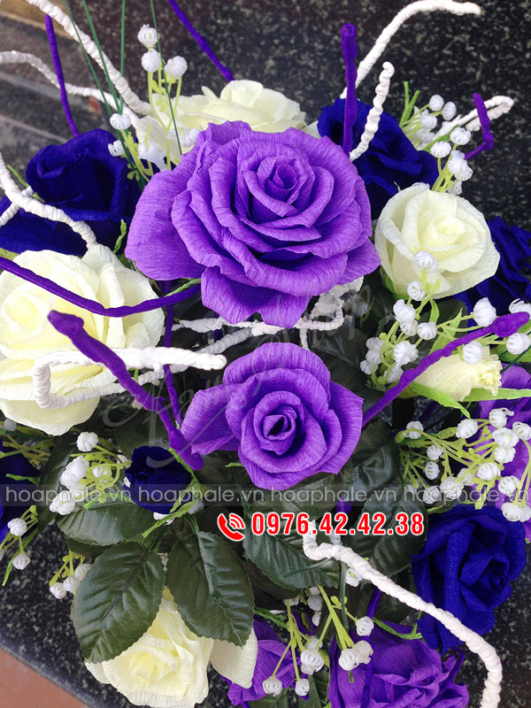 Hoa hồng giấy tím trắng | Hoa giay Hoa hồng giấy tím trắng | Hoa giay