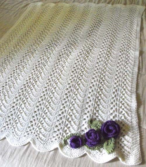 Beautiful Skills Crochet Knitting Quilting Feather & Fan Baby