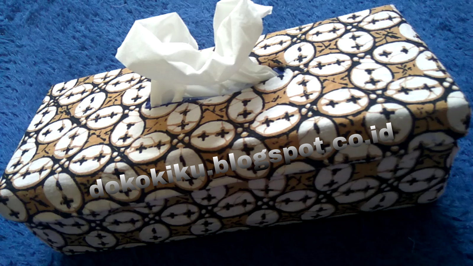 Blogdodo : Cara membuat tempat tisu dari kardus bekas dan kain bekas