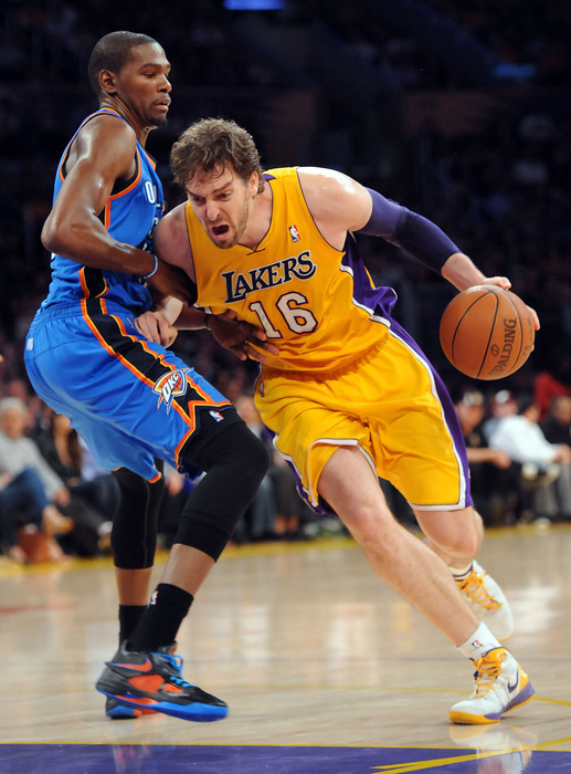 NBA Playoff Schedule, Oklahoma City Thunder vs. Los Angeles Lakers