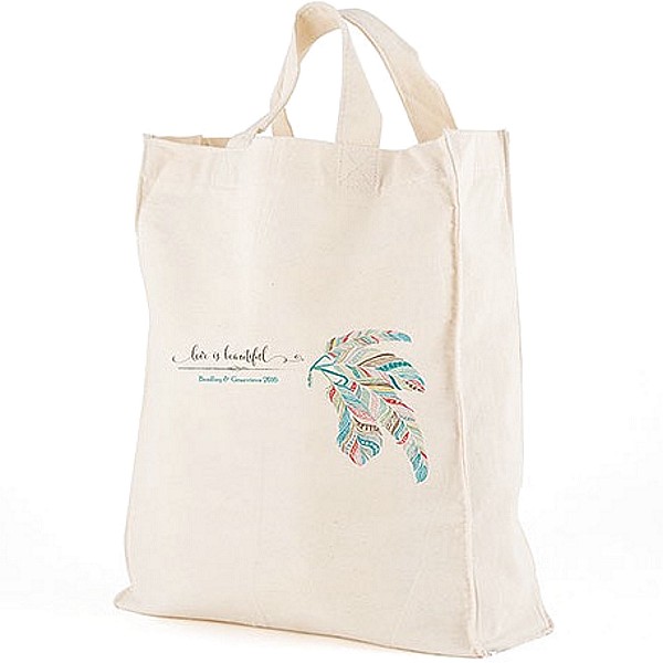 Canvas Wedding Gift Bag Canvas Wedding Gift Bag