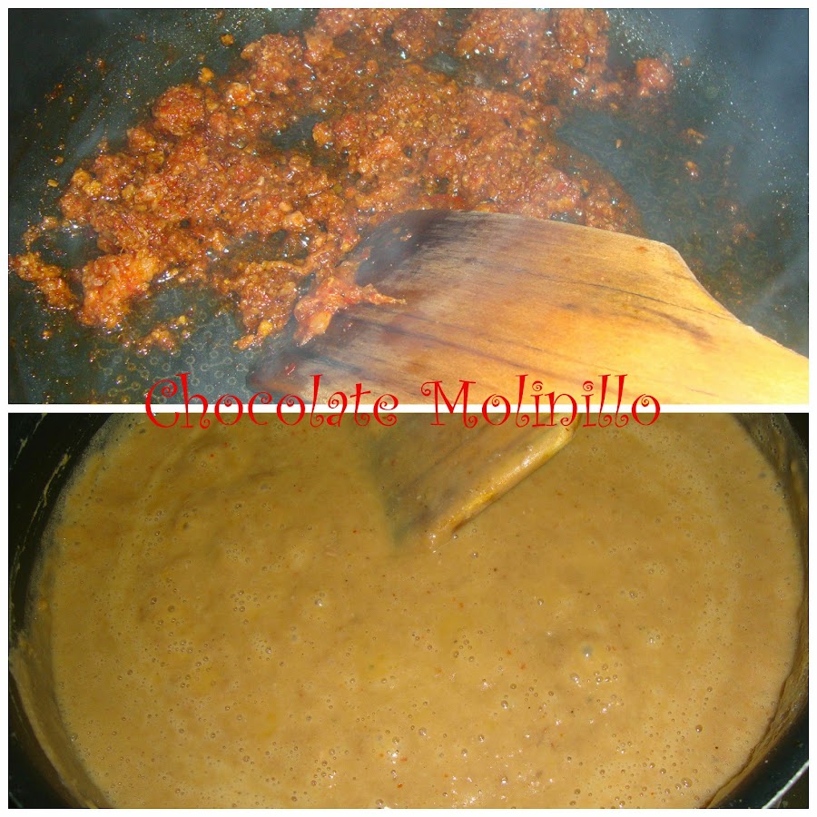 Frijoles refritos con chorizo