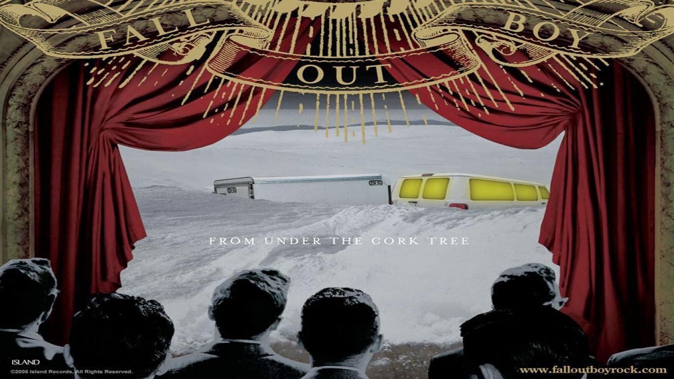fall out boy album cover under the cork tree