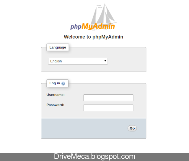 DriveMeca instalando phpMyAdmin en Linux Centos