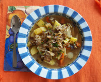 Roasted Potato and Heirloom Carrot Soup