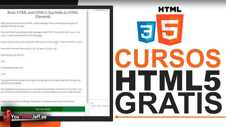 Como Aprender HTML5 - Cursos Gratis de HTML5