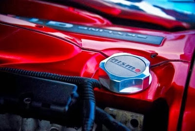 Skyline R34 GTR Red Cam Covers Engine