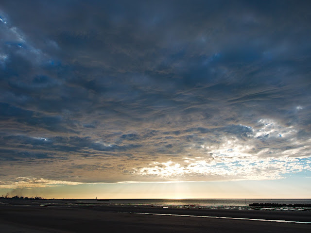 Dünkirchen Wolken Strand Ärmelkanal Dünkirchen Wolken Strand Ärmelkanal