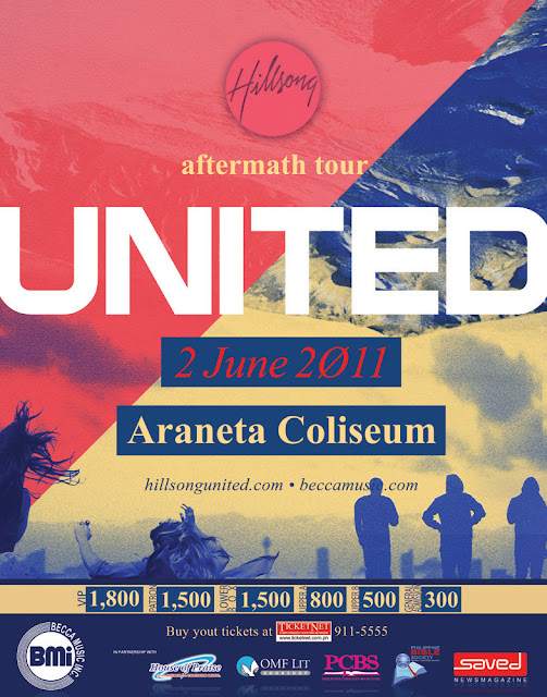 HILLSONG UNITED LIVE IN MANILA 2011 POSTER