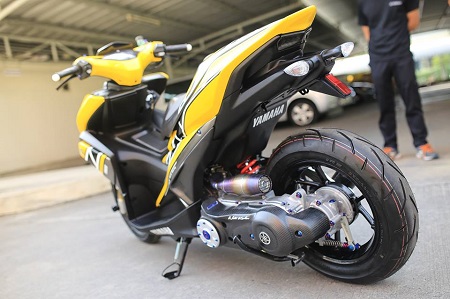 Modifikasi Yamaha Aerox terbaru 2018 Modifikasi Yamaha Aerox terbaru