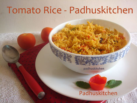 Tomato Rice-Tomato Pulao Tomato Rice-Tomato Pulao