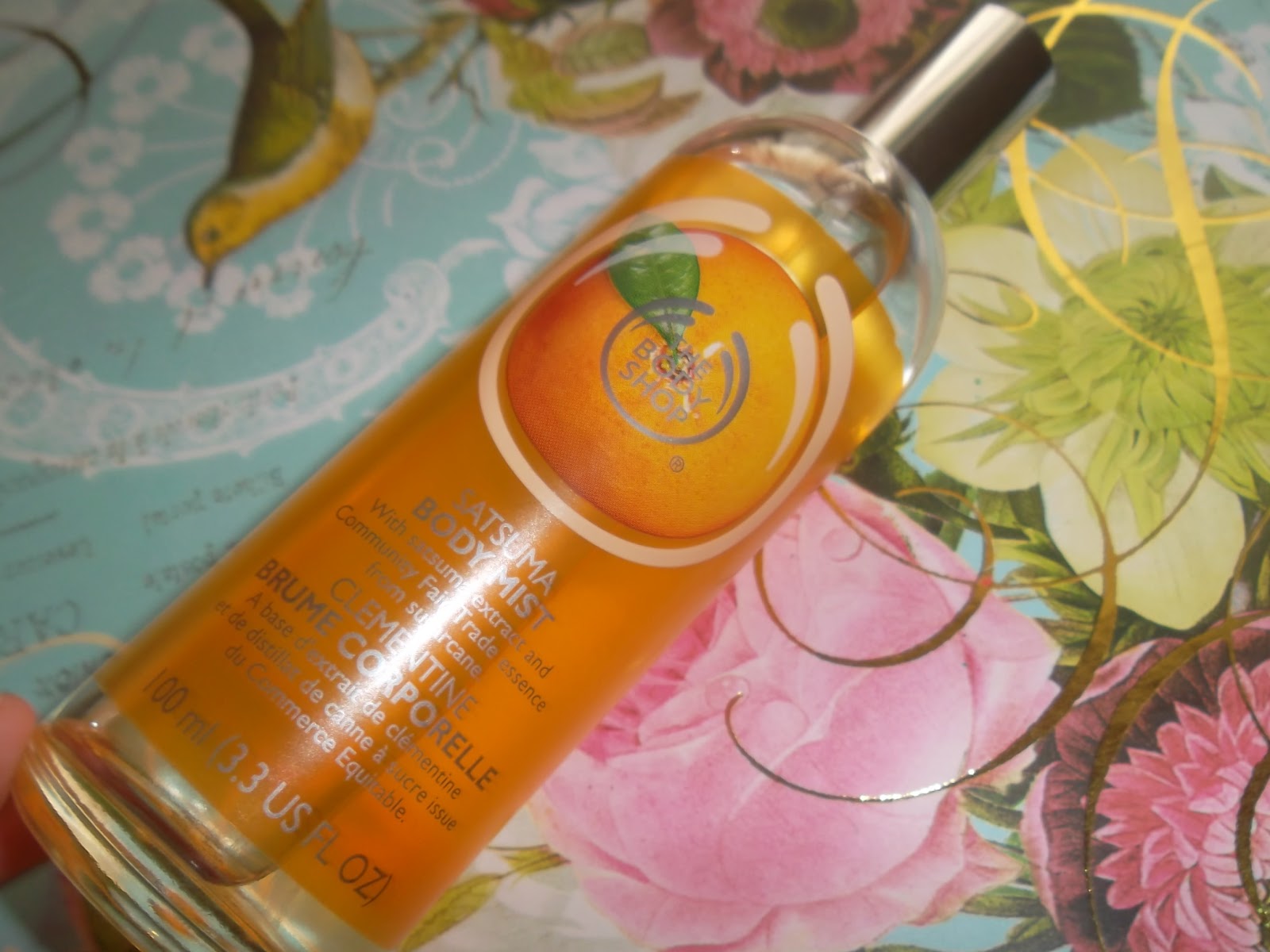 WhenItRainsItPours REVIEW The Body Shop Satsuma Body Mist
