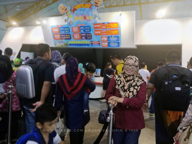Yeayy.. dah sampai sini Suasana Meriah Di Karnival Upin & Ipin 2017