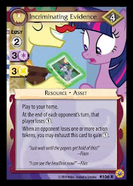 My Little Pony Incriminating Evidence Friends Forever CCG Card