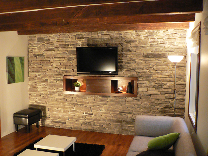 20 Wonderful Tv Wall Units With Stones Ideas - Dwell Of Decor