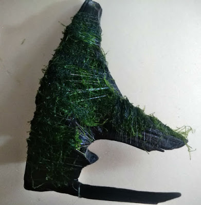 ウィローモスを巻いた流木の完成!