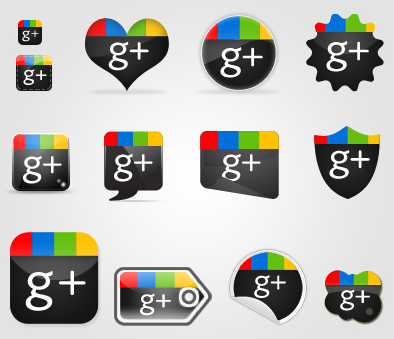 90+ Google Plus Icons Set