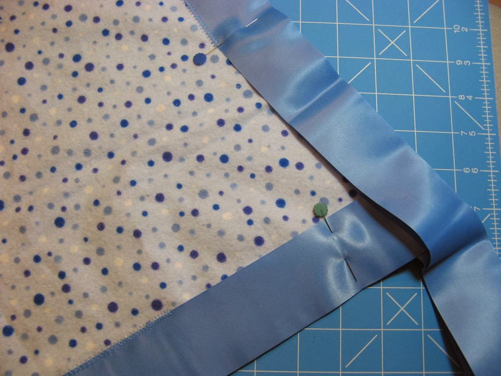 Stitching With 2 Strings: Satin Blanket Binding