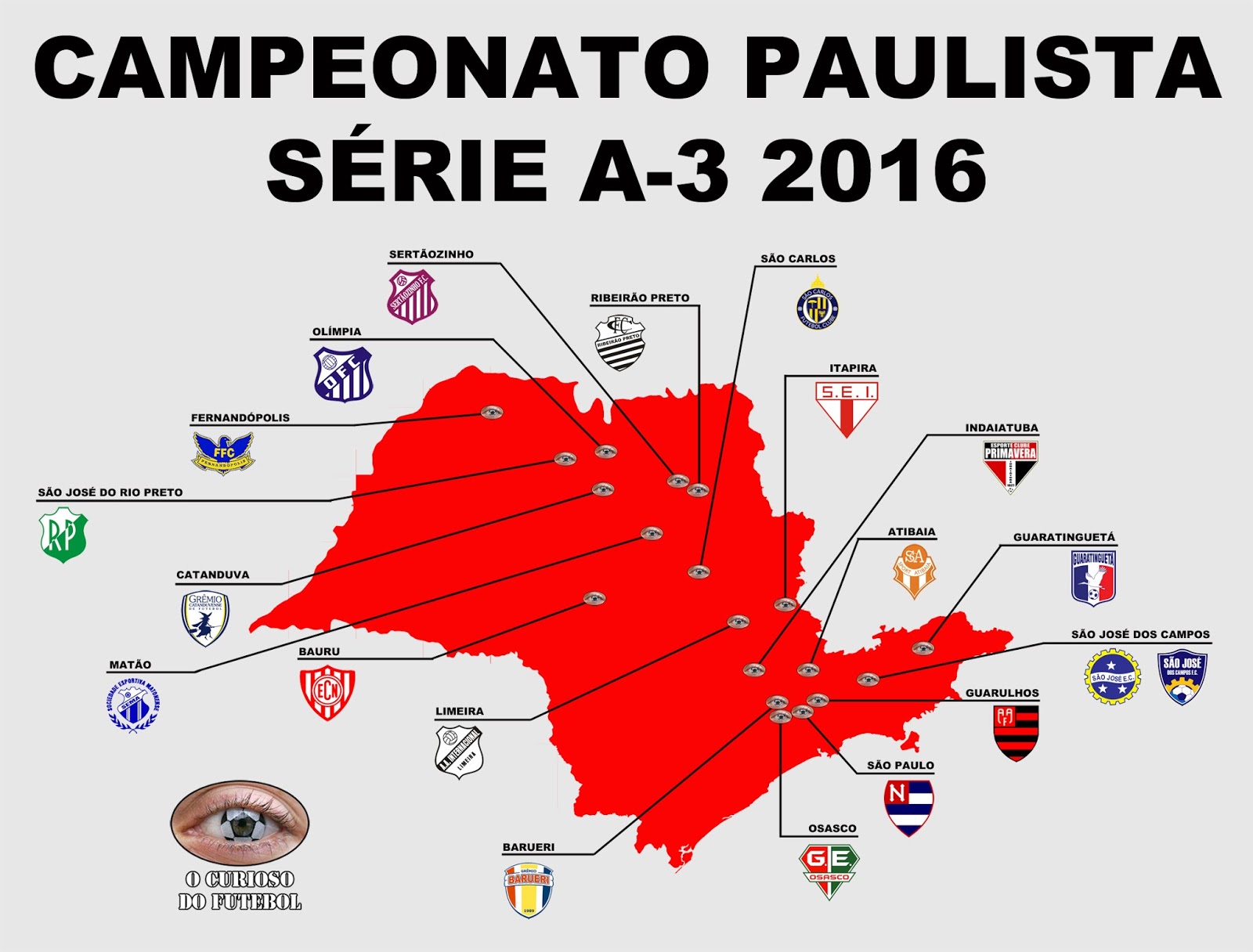 Tabela de classificação do Campeonato Paulista A3! #FutebolPaulista  #PaulistãoA3 #paulista #futebol #soccer #campeonatopa…