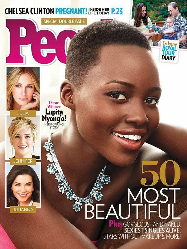 Lupita graces the cover of people.com's most beautiful issue