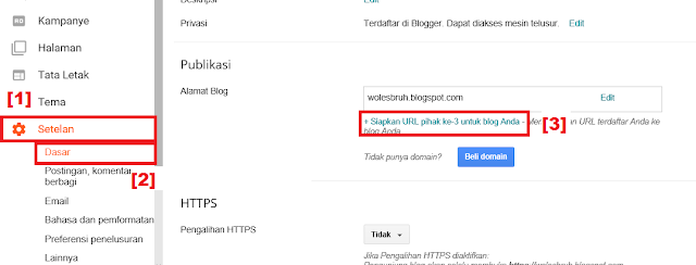 Cara Mengganti Nama Domain di Blog Gratis dengan Domain dari Freenom.com