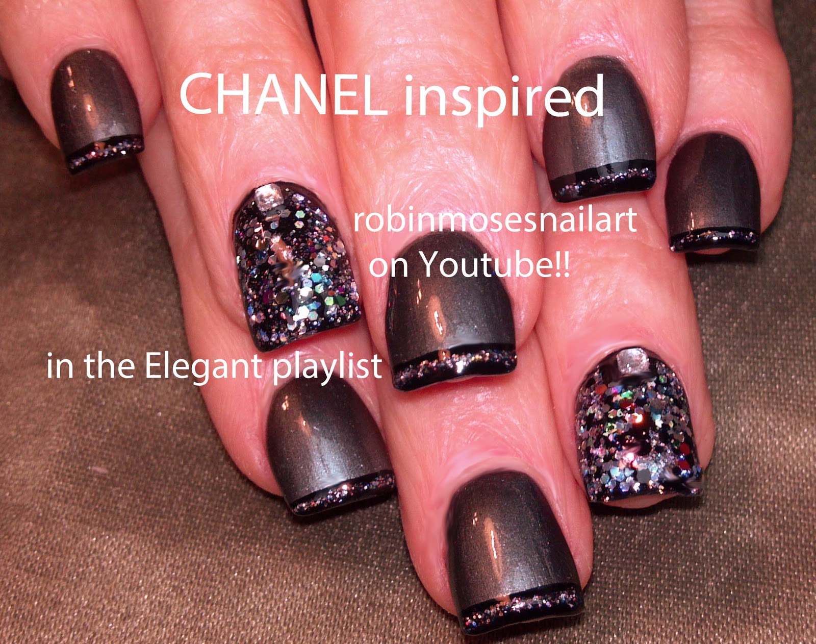 Nail Art Tutorial: Chanel-Inspired Nails