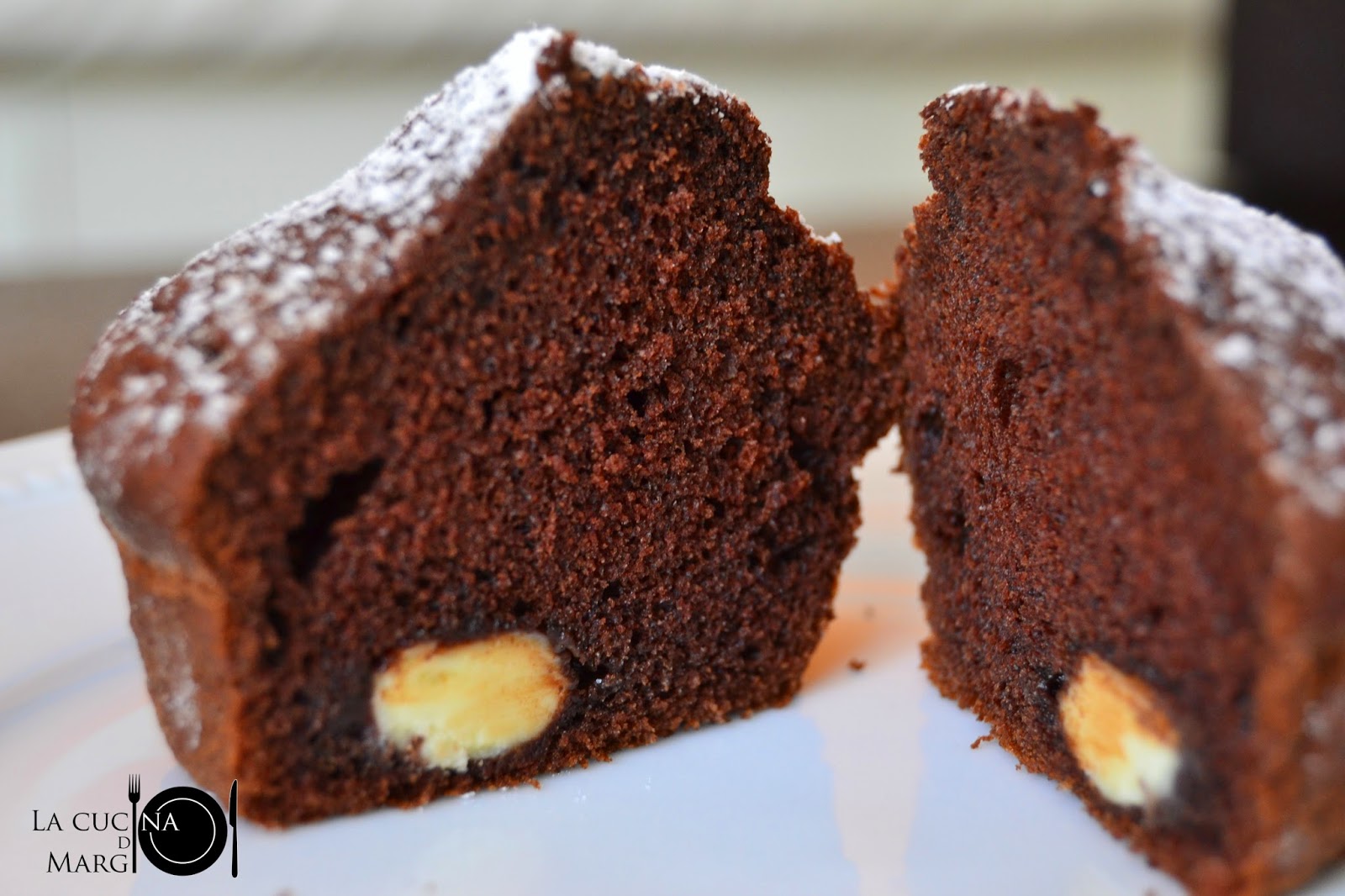 muffin con sorpresa al cioccolato