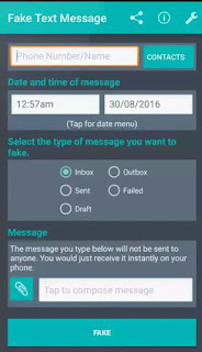 Make fake sms on android phone