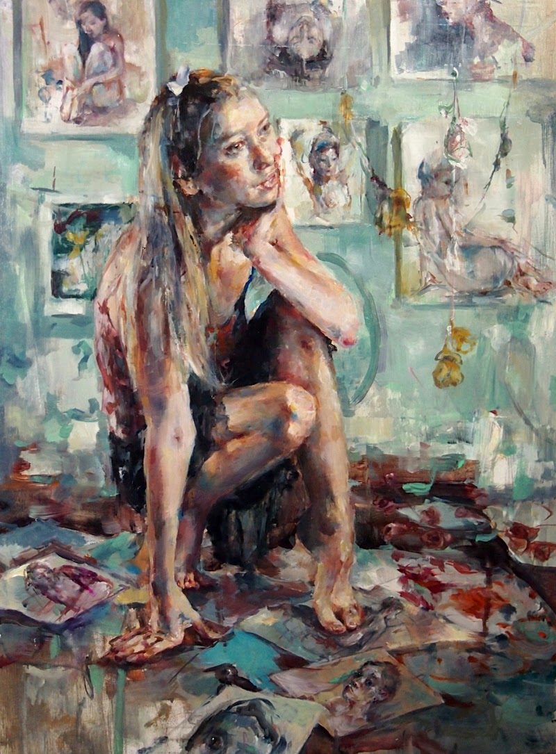 Figurative Paintings by Jaclyn Alderete from America. Figurative Paintings by Jaclyn Alderete from America.