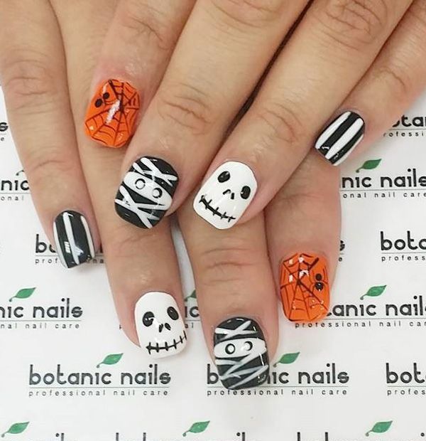 Scary Halloween Nail Art Ideas