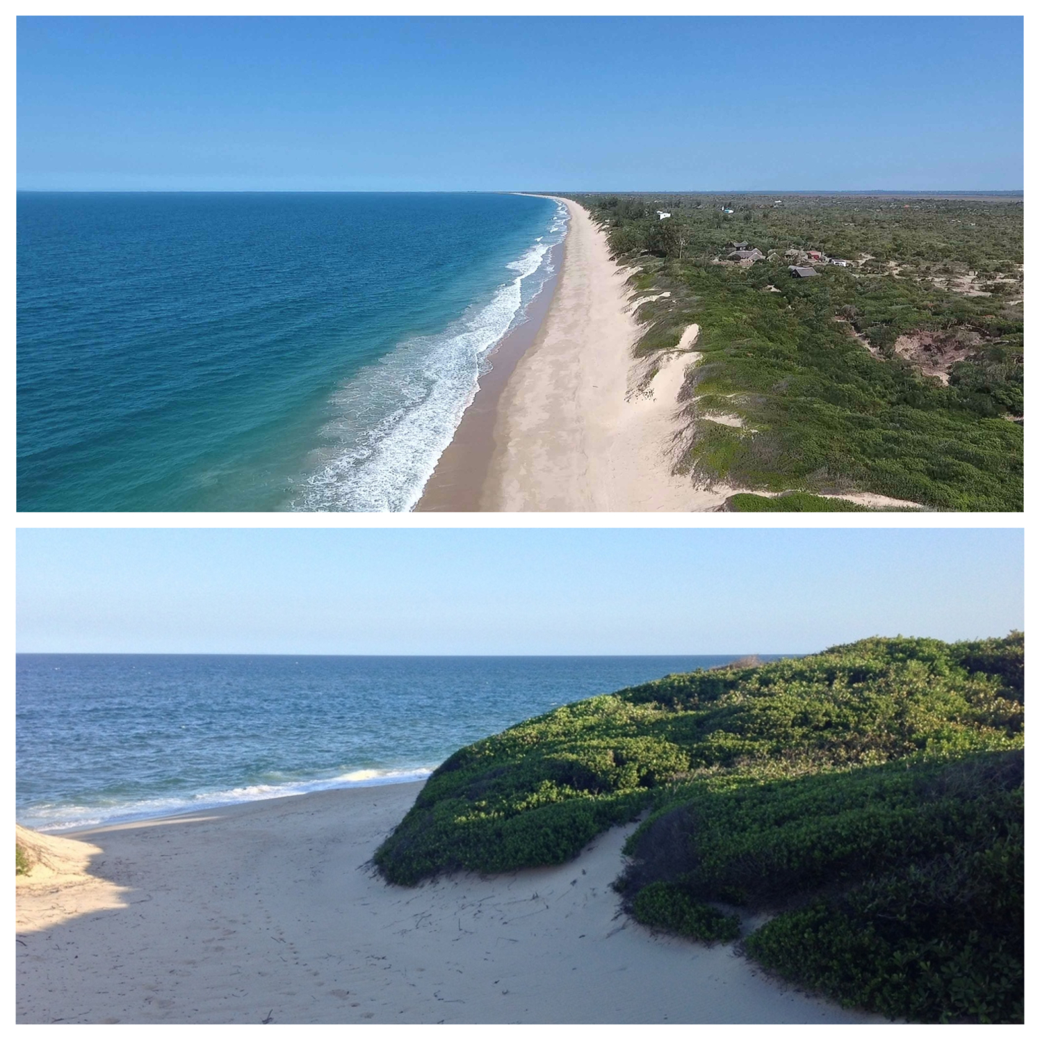 A beleza das praias de Moçambique