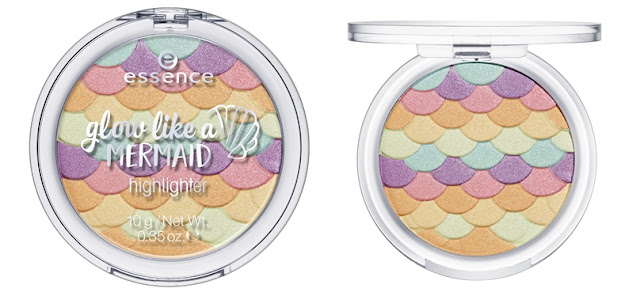 essence glow like a mermaid highlighter